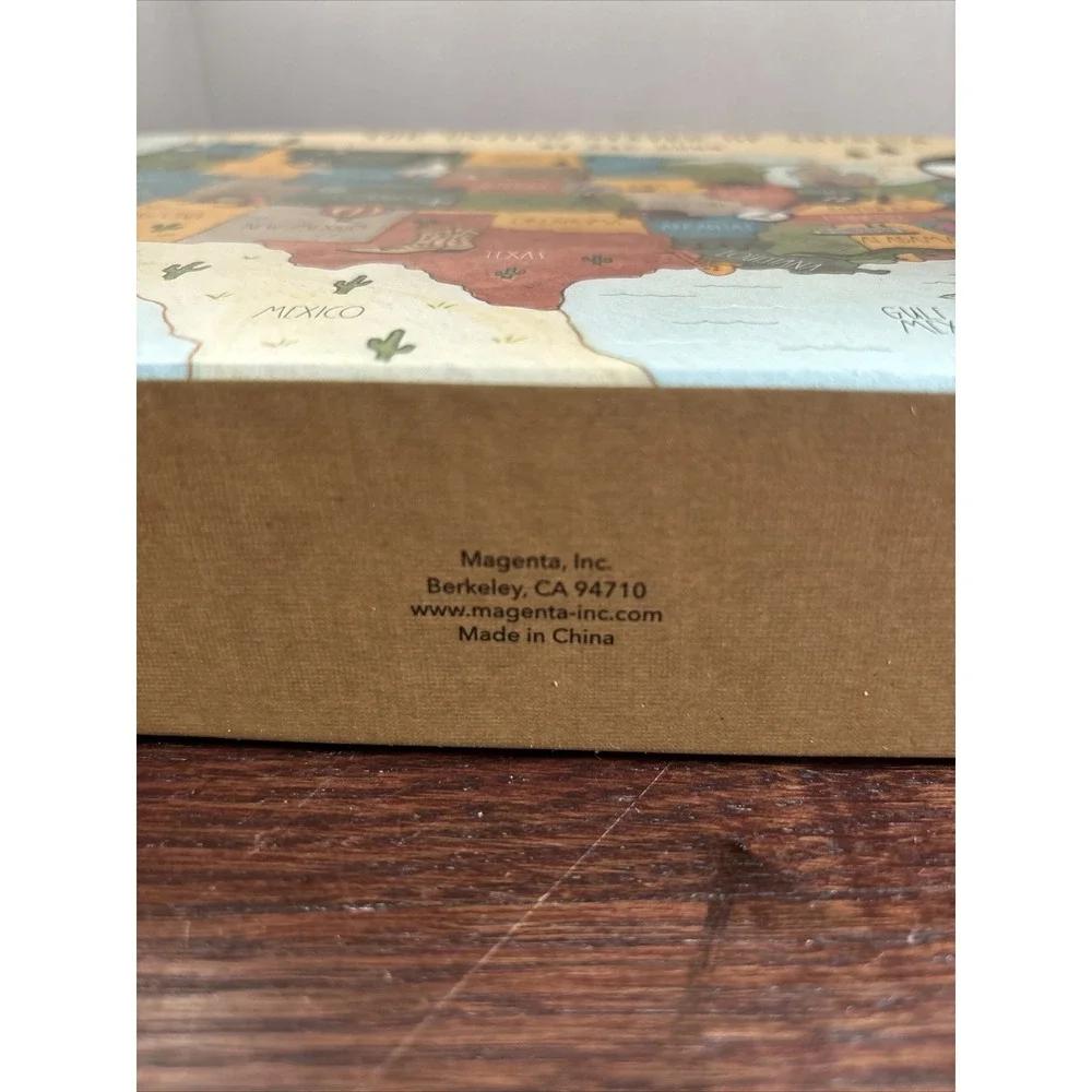 United‎ States of America USA 1000 Pieces Color Jigsaw Puzzle By Rae Dunn